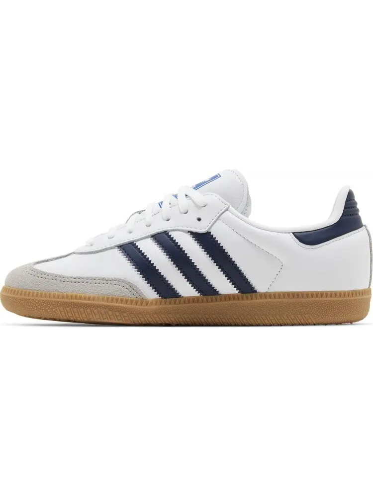 Кроссовки Samba OG Big Kid 'White Night Indigo Gum' — изображение 3 из 4, белый