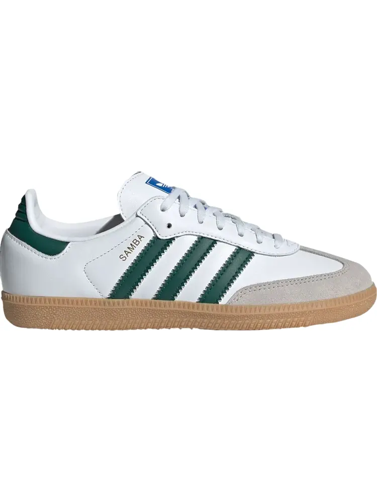 Кроссовки Samba OG Big Kid 'White Collegiate Green Gum' — изображение 1 из 1, белый