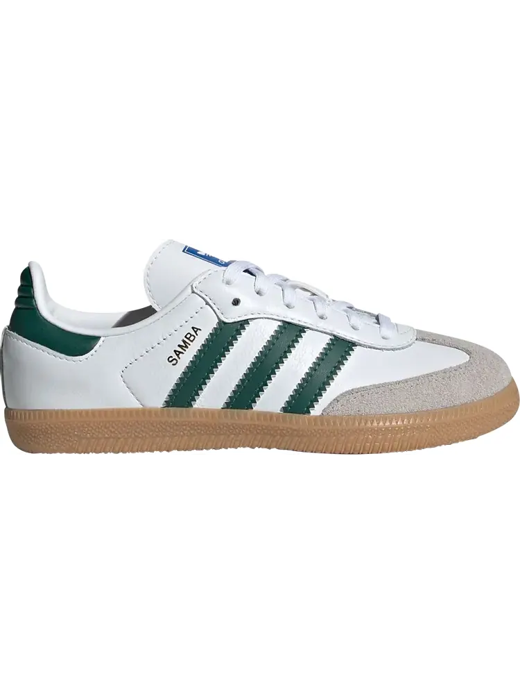 Кроссовки Samba OG J 'White Collegiate Green Gum' — изображение 1 из 1, белый