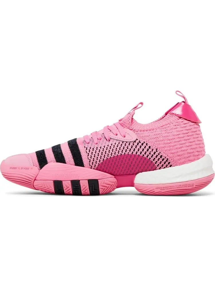 Кроссовки Adidas Trae Young 2 — изображение 3 из 8, розовый
