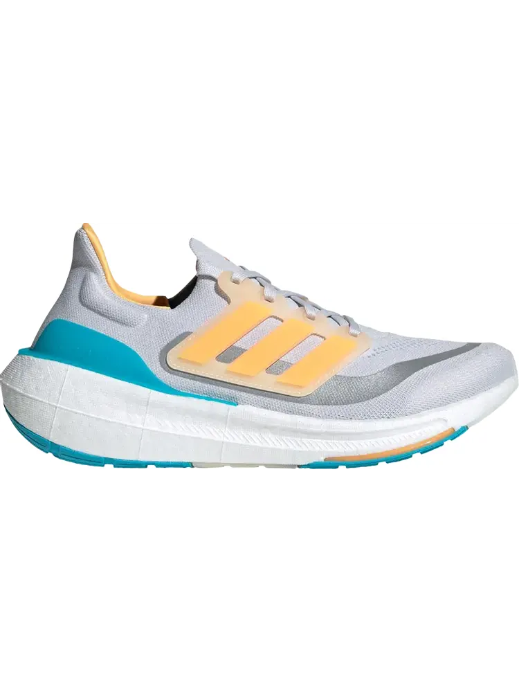 Кроссовки UltraBoost Light 'Grey Flash Orange Cyan' — изображение 1 из 1, серый