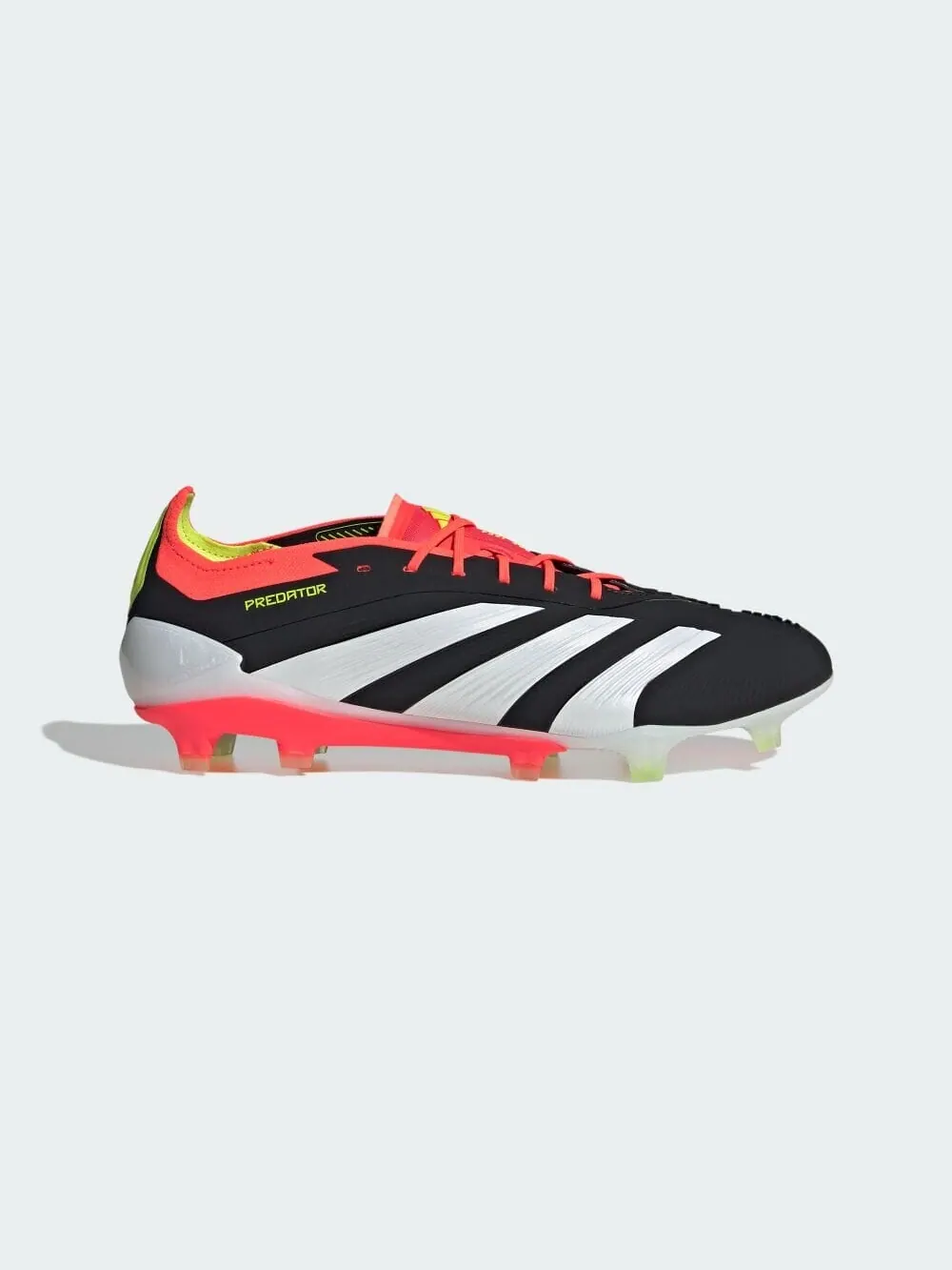 Кроссовки adidas Predator 24 Elite Low Firm Ground Cleats — изображение 1 из 11, черный/белый/красный