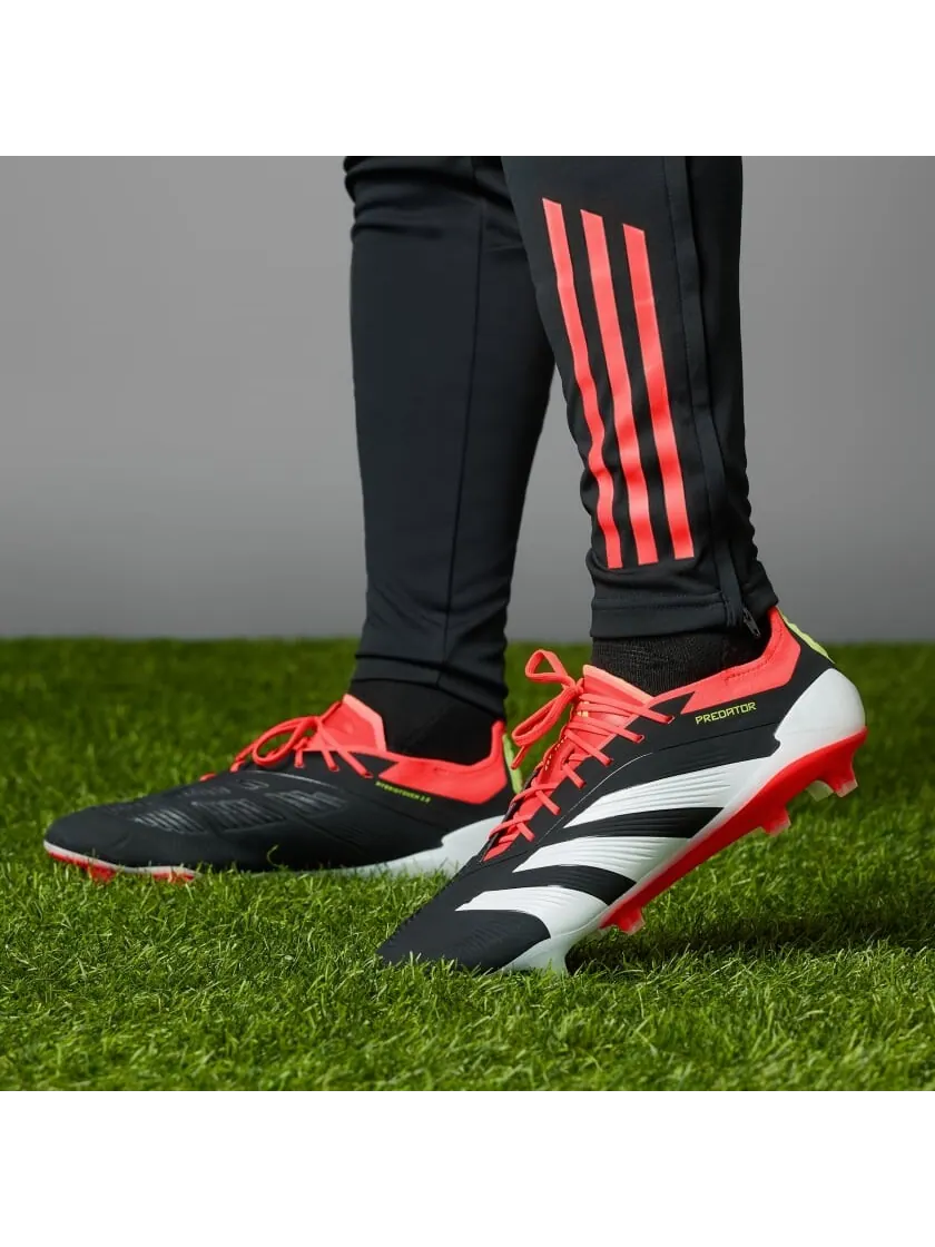 Кроссовки adidas Predator 24 Elite Low Firm Ground Cleats — изображение 3 из 11, черный/белый/красный
