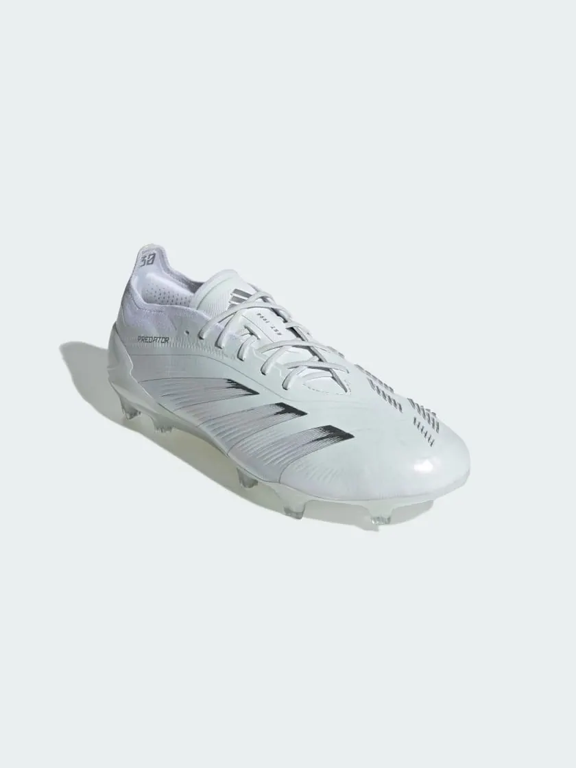 Кроссовки adidas Predator 24 Elite Low Firm Ground Cleats — изображение 4 из 9, белый/серебристый