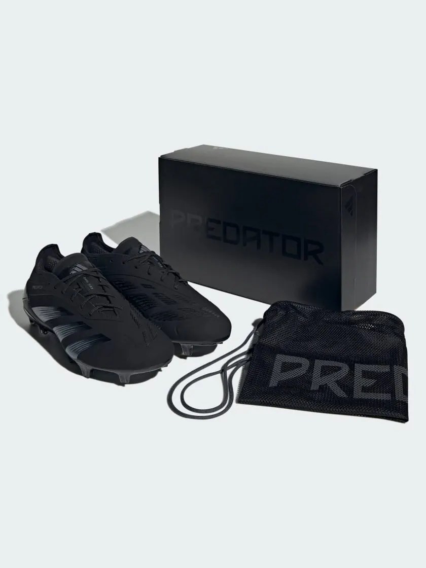 Кроссовки adidas Predator 24 Elite Low Firm Ground Cleats — изображение 6 из 10, черный/черный