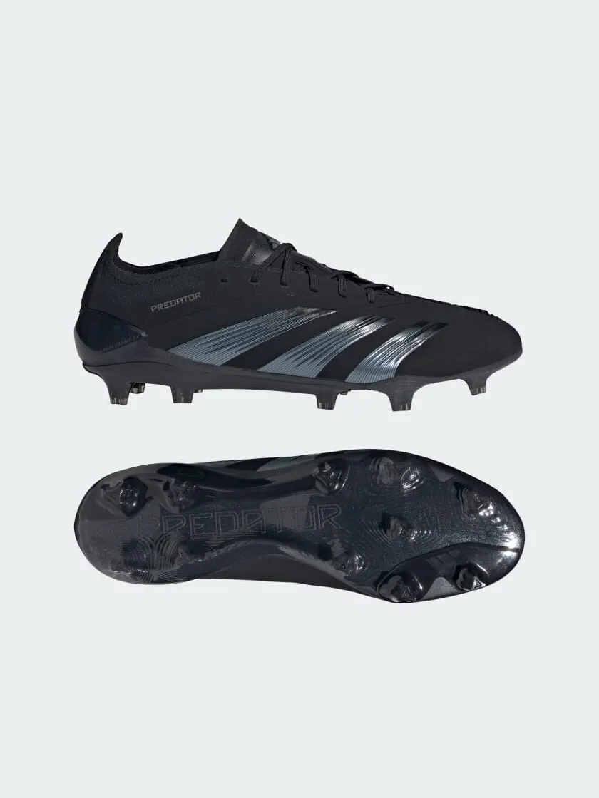 Кроссовки adidas Predator 24 Elite Low Firm Ground Cleats — изображение 7 из 10, черный/черный