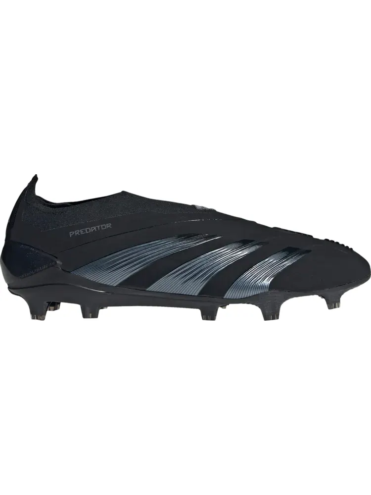 Кроссовки Predator 24 Elite Laceless FG 'Base Black Pack' — изображение 1 из 1, черный
