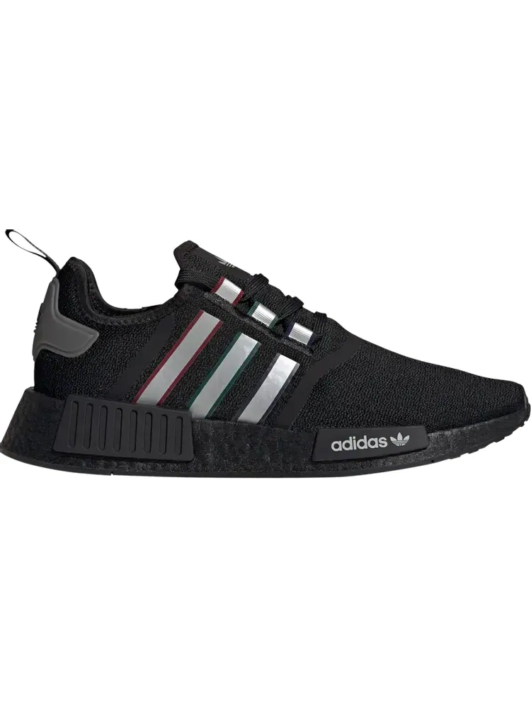 Кроссовки NMD_R1 'Black Silver Burgundy' — изображение 1 из 1, черный