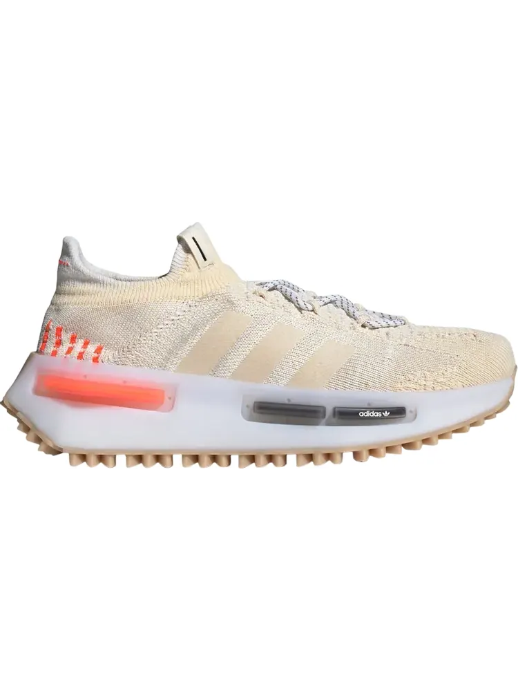 Кроссовки NMD_S1 'Wonder White Solar Red' — изображение 1 из 1, бежевый