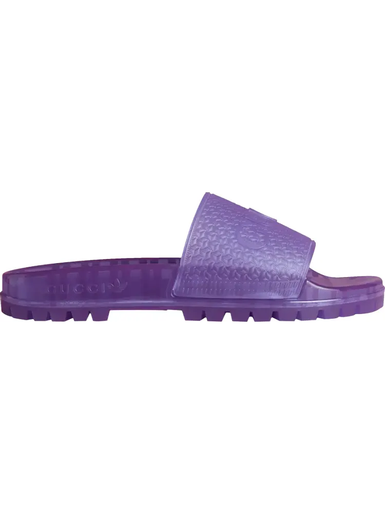 Кроссовки Gucci x Wmns Adilette Slide Sandal 'Transparent Purple' — изображение 1 из 1, фиолетовый