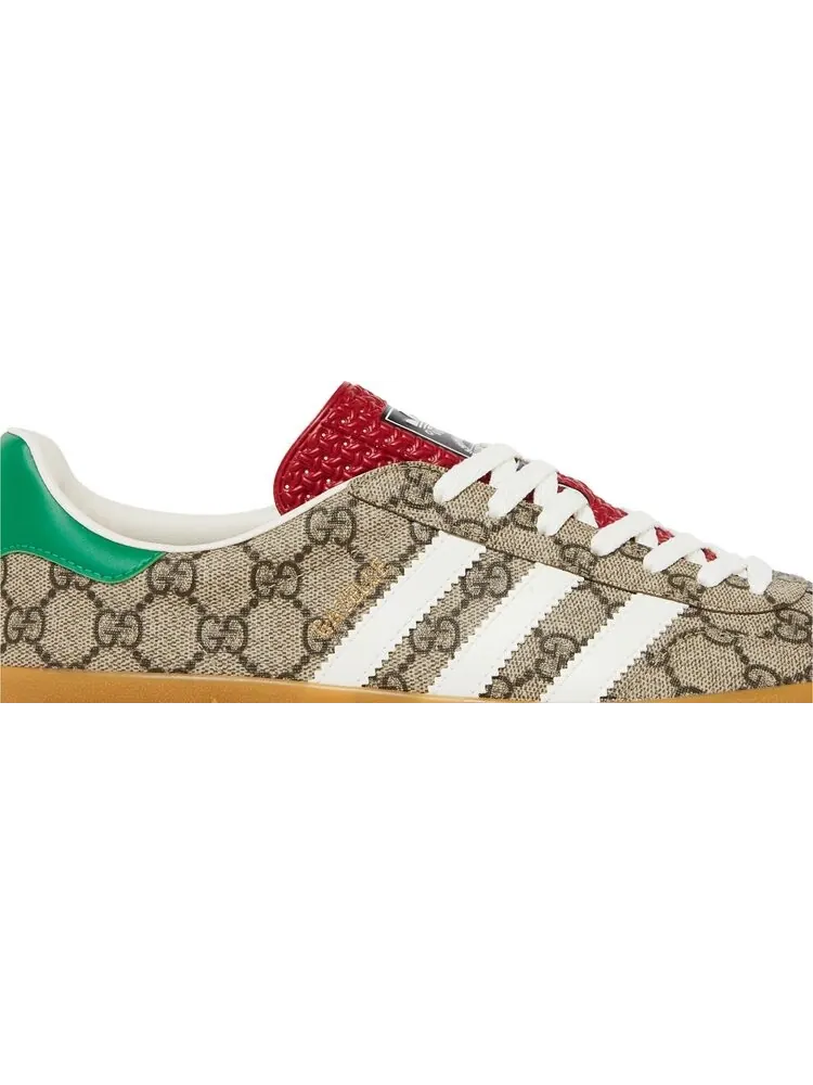 Кроссовки Gucci x Gazelle 'Beige GG Monogram' — изображение 2 из 4, загар