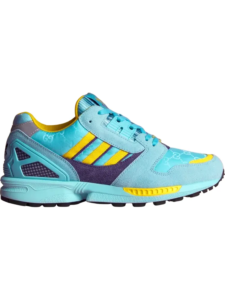 Кроссовки Gucci x Wmns ZX 8000 'Aqua GG Monogram' — изображение 1 из 1, синий