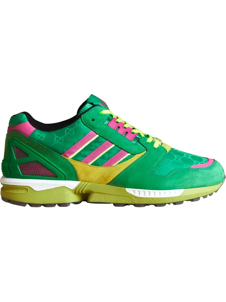 Кроссовки Gucci x ZX 8000 'Green GG Monogram' — изображение 1 из 1, зеленый