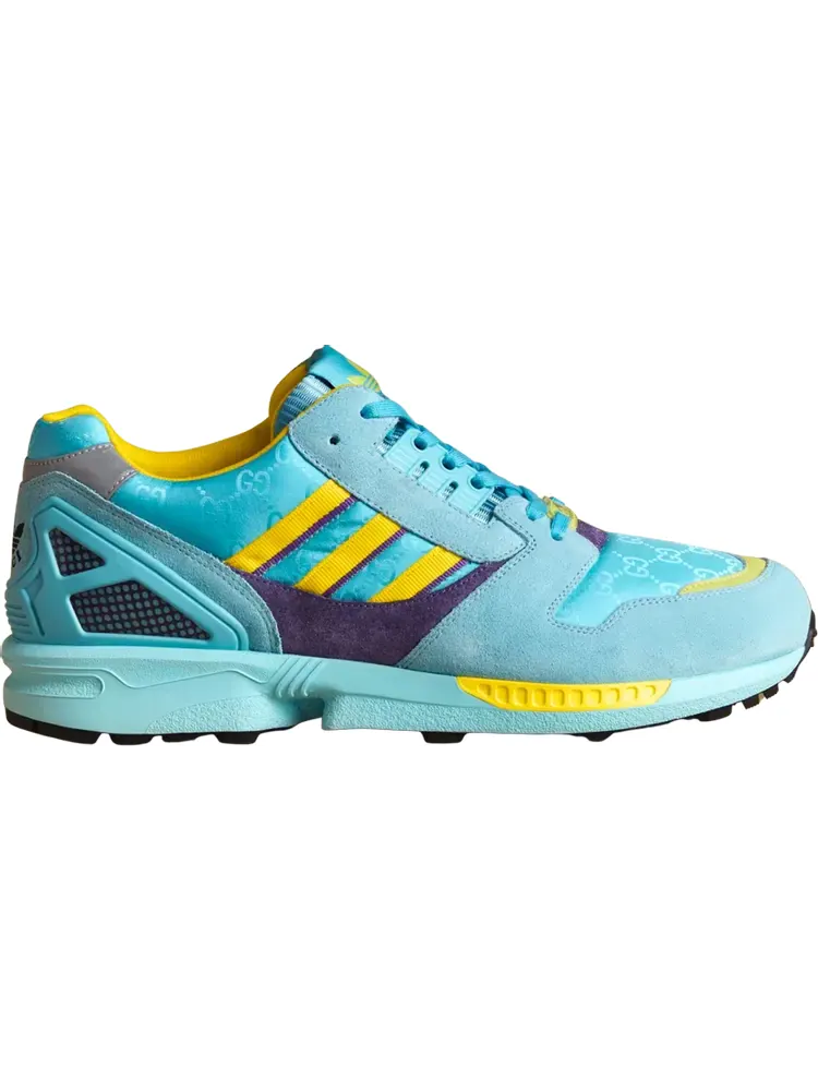 Кроссовки Gucci x ZX 8000 'Aqua GG Monogram' — изображение 1 из 1, синий