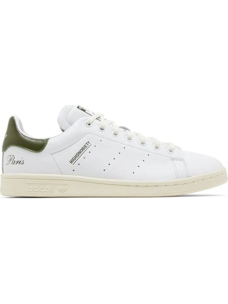 Кроссовки Highsnobiety x Stan Smith 'Not In Paris - White Green' — изображение 1 из 4, белый