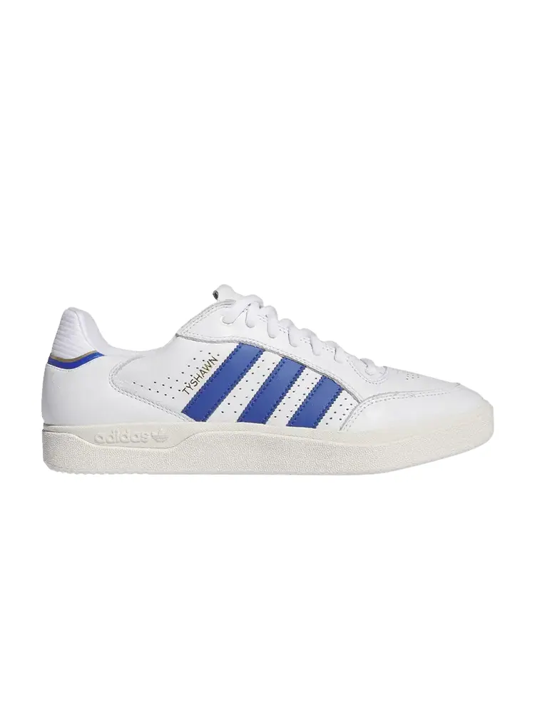 Кеды adidas Tyshawn Low 'White Royal Blue' — изображение 1 из 1, белый/синий/белый