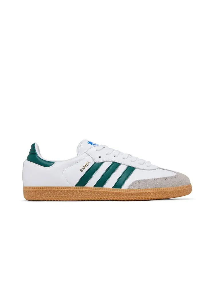 Кроссовки adidas Samba OG 'White Collegiate Green Gum' — изображение 2 из 9, белый/зеленый