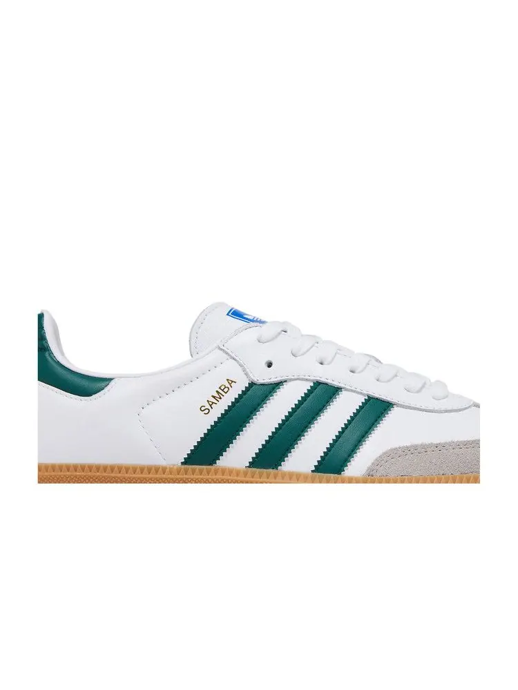Кроссовки adidas Samba OG 'White Collegiate Green Gum' — изображение 3 из 9, белый/зеленый
