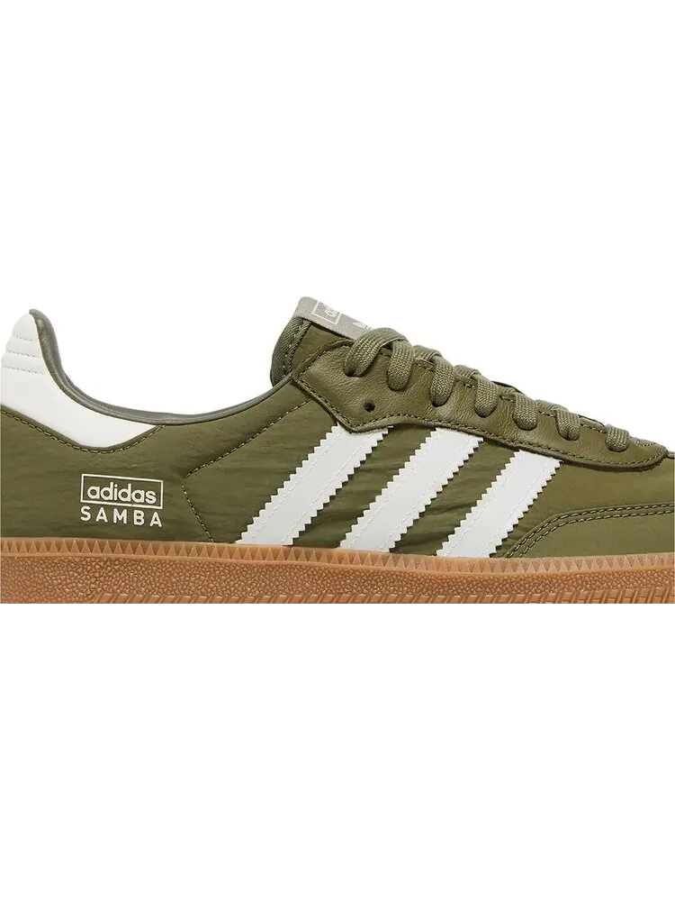 Кроссовки Samba OG 'Reflective Nylon Pack - Focus Olive' — изображение 2 из 4, зеленый