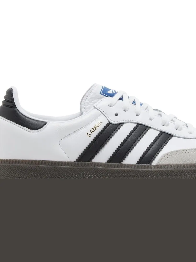 Кроссовки Samba OG J 'White Black Gum' — изображение 2 из 4, белый