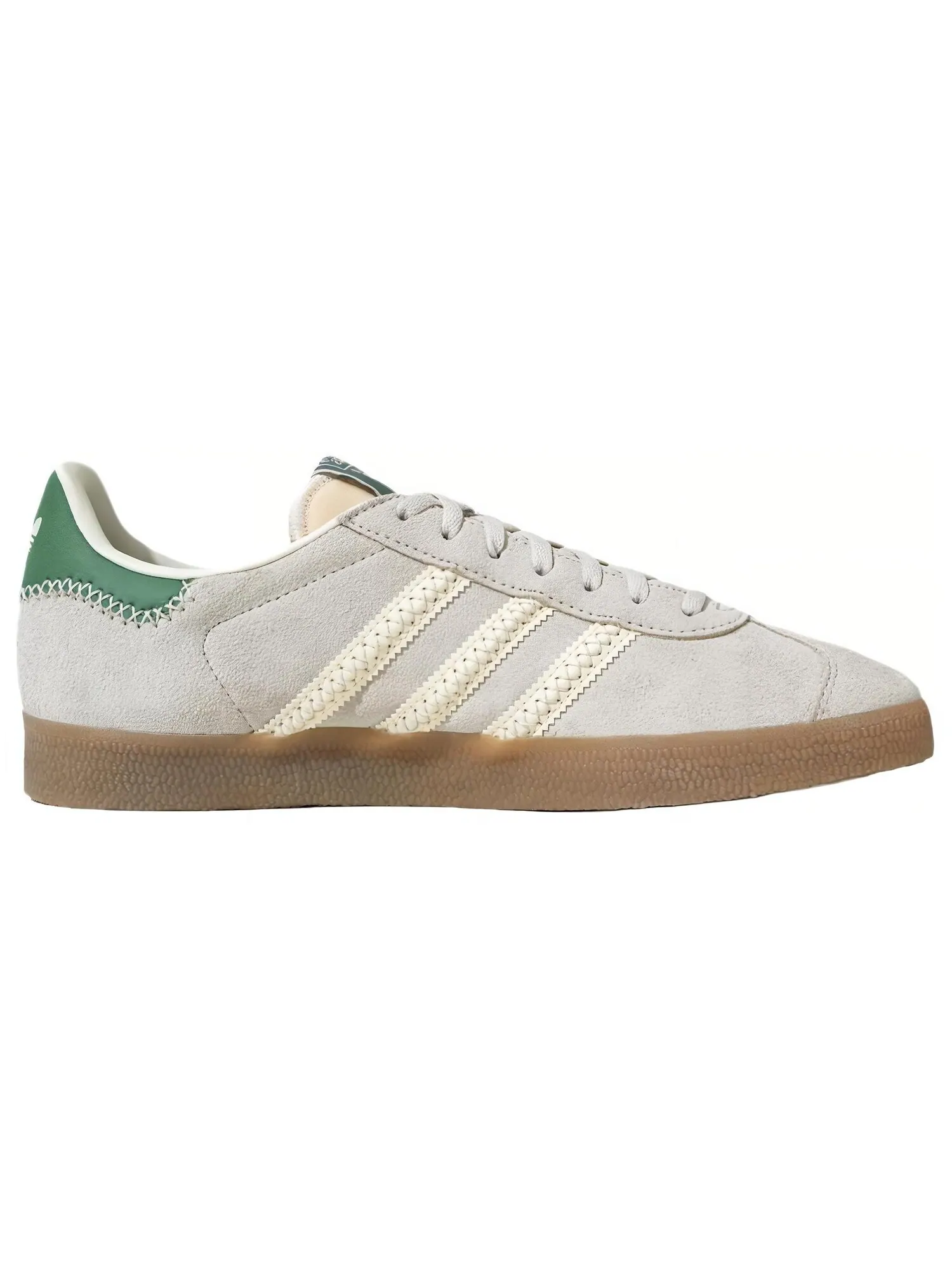 Кроссовки Adidas Originals Gazelle Skateboarding Unisex — изображение 5 из 5, бежевый/зеленый