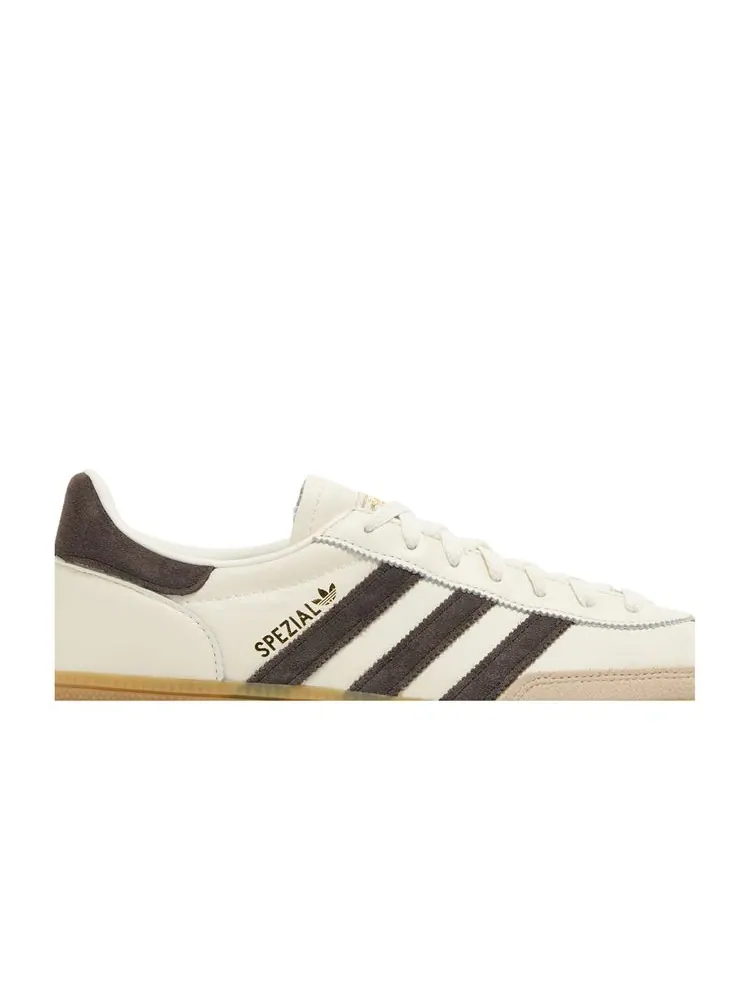 Кроссовки Handball Spezial 'Off White Dark Brown' — изображение 2 из 8, белый темный коричневый