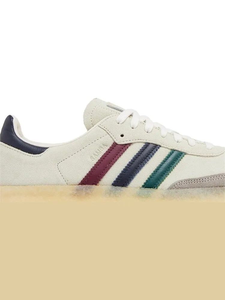 Кроссовки Ronnie Fieg x Clarks x 8th Street Samba 'Kithmas - Multi-Color Stripes' — изображение 2 из 4, бежевый