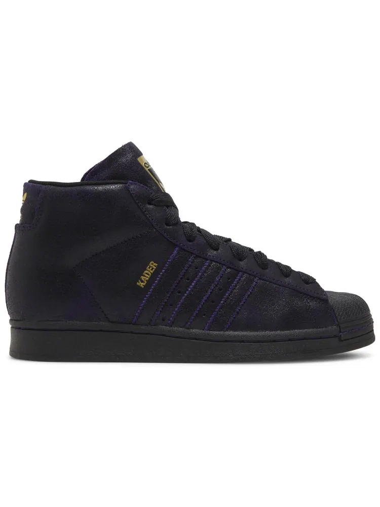 Кроссовки adidas Kader Sylla x Pro Model ADV 'Black Dark Purple' — изображение 1 из 8, черный