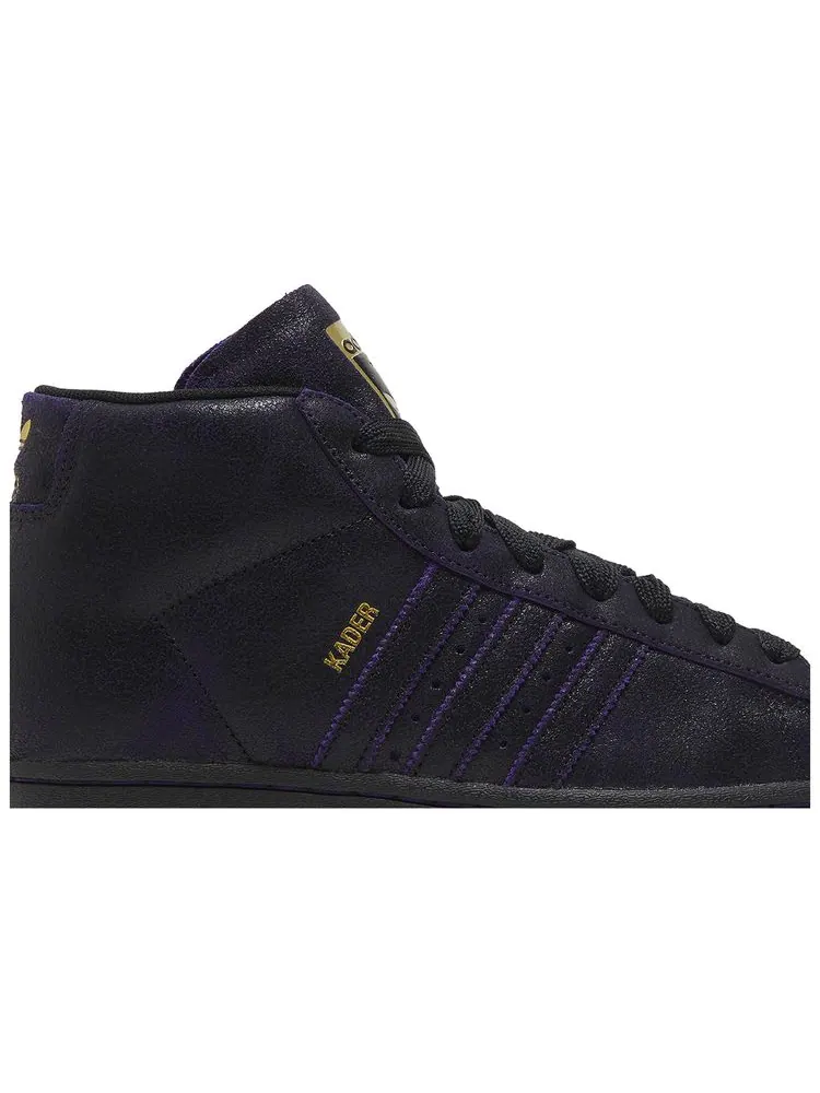 Кроссовки adidas Kader Sylla x Pro Model ADV 'Black Dark Purple' — изображение 2 из 8, черный