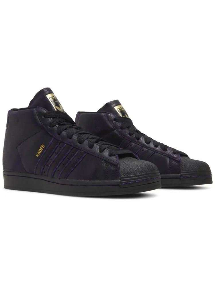 Кроссовки adidas Kader Sylla x Pro Model ADV 'Black Dark Purple' — изображение 8 из 8, черный