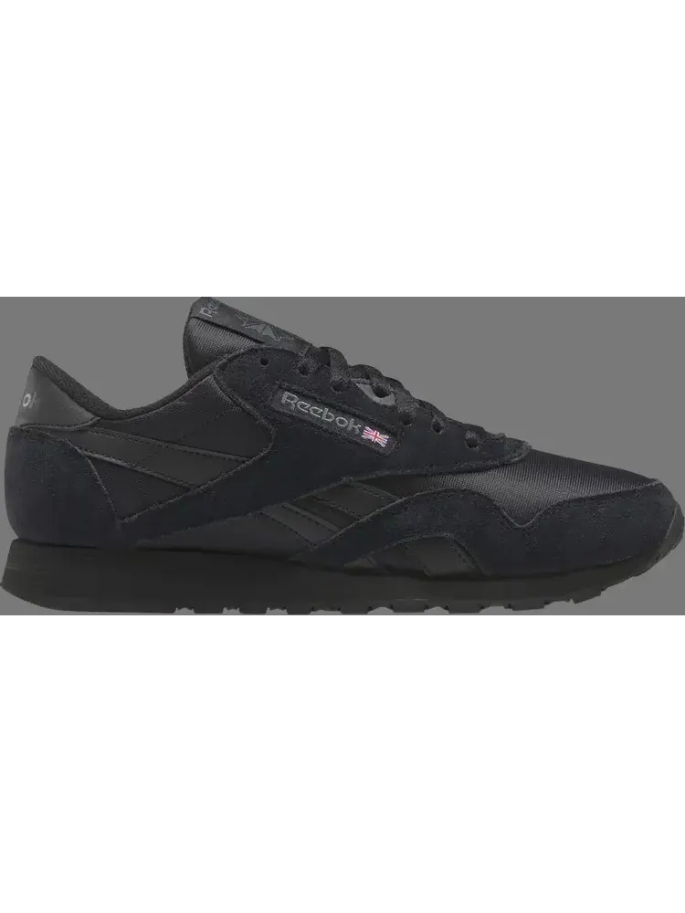 Кроссовки classic nylon 'black pure grey' Reebok — изображение 1 из 1, черный