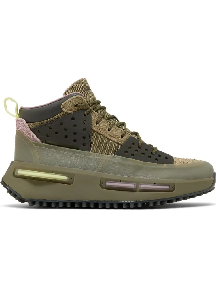 Кроссовки Pharrell x Hu NMD_S1 Ryat 'Focus Olive' — изображение 1 из 4, зеленый