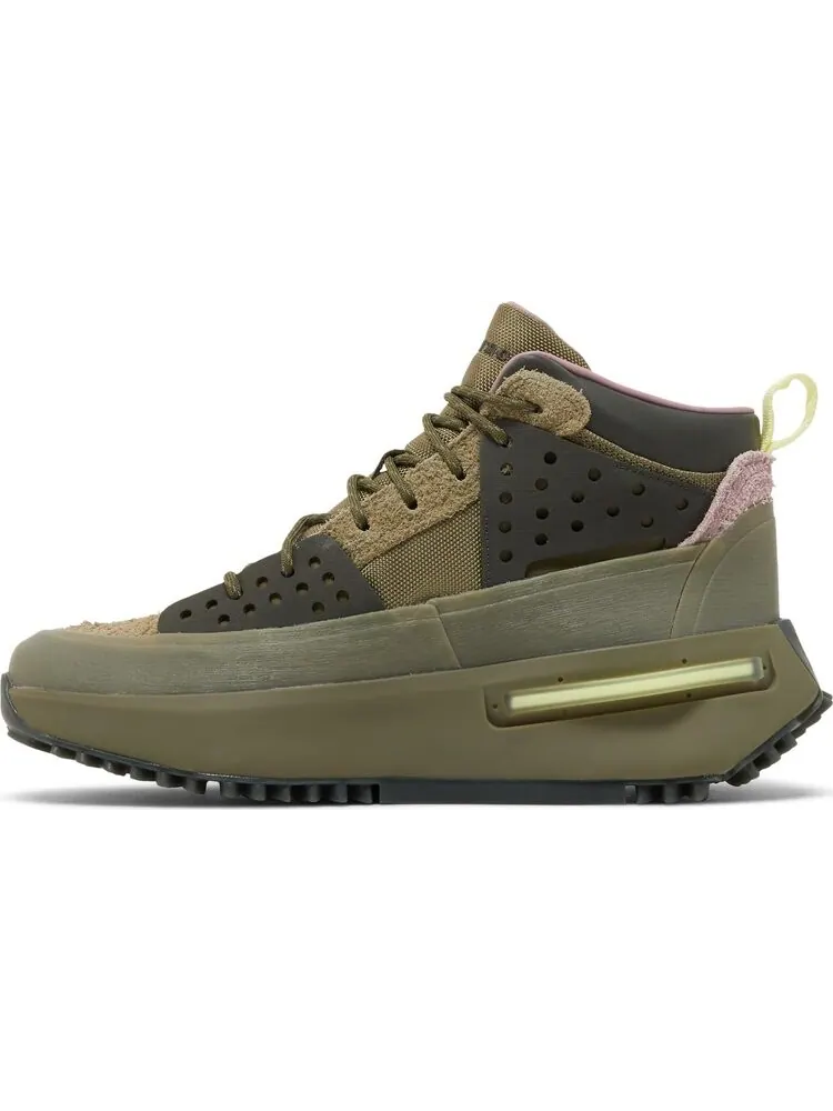 Кроссовки Pharrell x Hu NMD_S1 Ryat 'Focus Olive' — изображение 3 из 4, зеленый