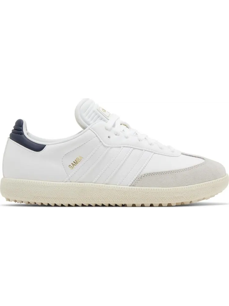 Кроссовки Samba Spikeless Golf 'White Collegiate Navy' — изображение 1 из 4, белый
