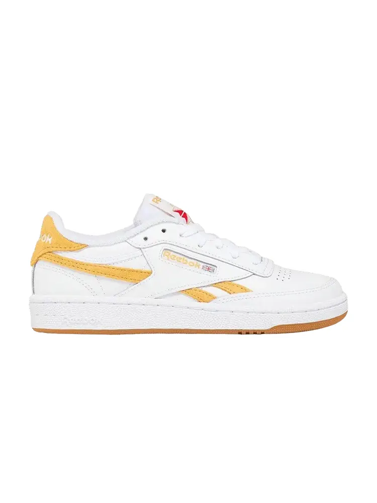 Кроссовки Reebok Wmns Club C Revenge 'White Retro Gold' — изображение 1 из 1, белый/золотистый