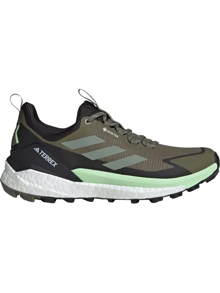 Кроссовки Terrex Free Hiker 2.0 Low GORE-TEX 'Olive Strata Silver Green' — изображение 1 из 1, зеленый