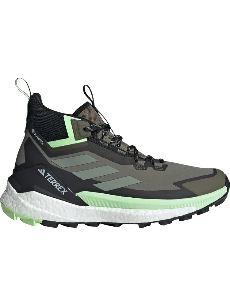 Кроссовки Terrex Free Hiker GORE-TEX 2.0 'Olive Strata Silver Green' — изображение 1 из 1, зеленый
