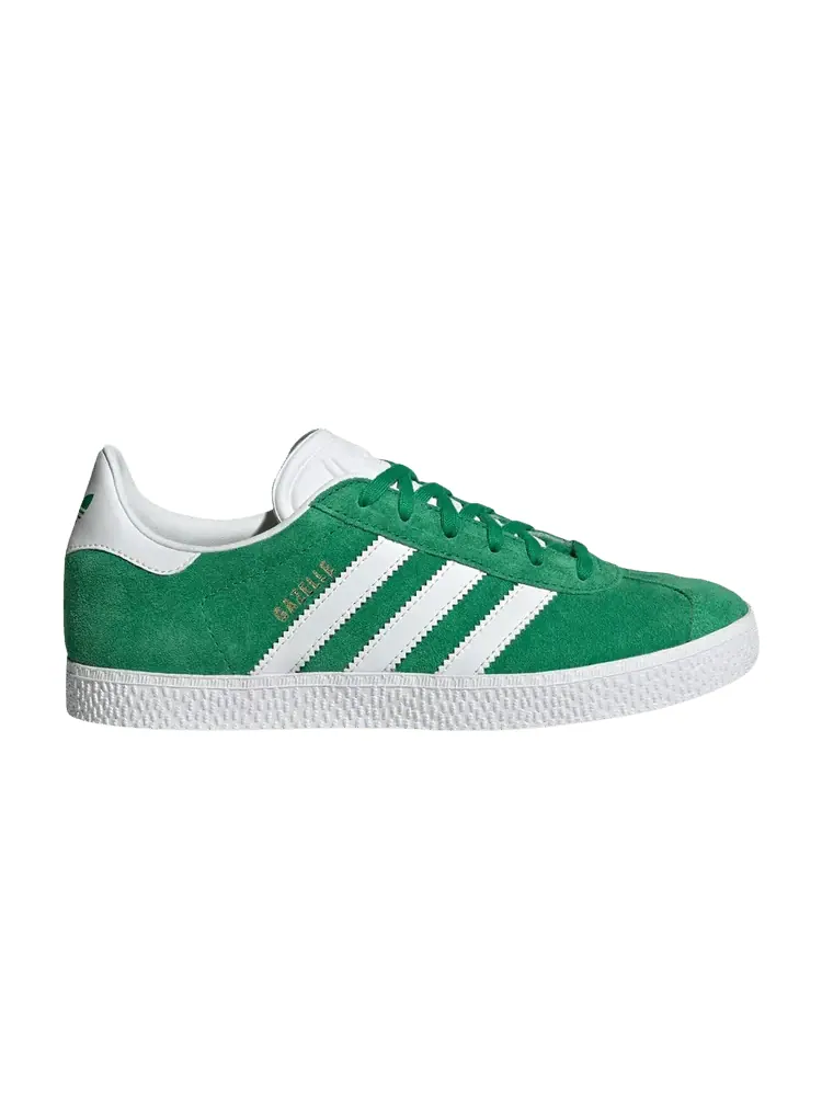 Кроссовки adidas Gazelle J Green White — изображение 1 из 1, зеленый белый