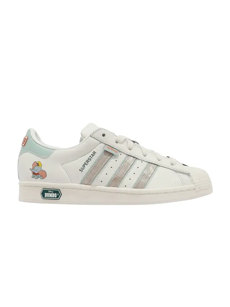 Кроссовки adidas Disney x Superstar 'Dumbo' — изображение 1 из 1, белый/бежевый/белый