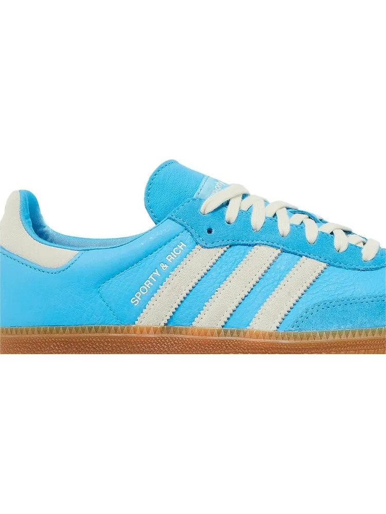 Кроссовки Sporty & Rich x Samba OG 'Blue Rush' — изображение 2 из 4, синий