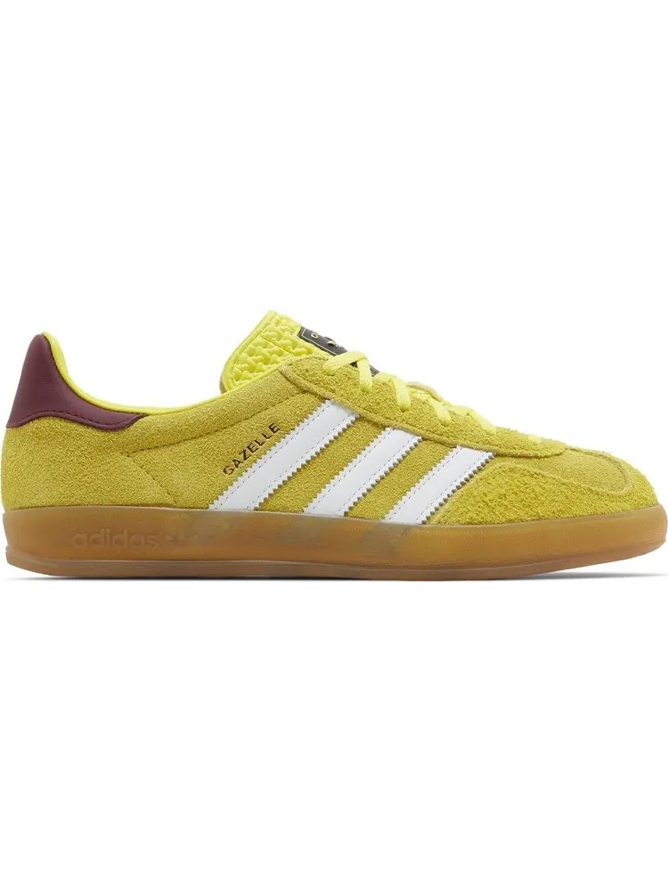 Кроссовки Wmns Gazelle Indoor 'Bright Yellow Burgundy' — изображение 1 из 4, желтый