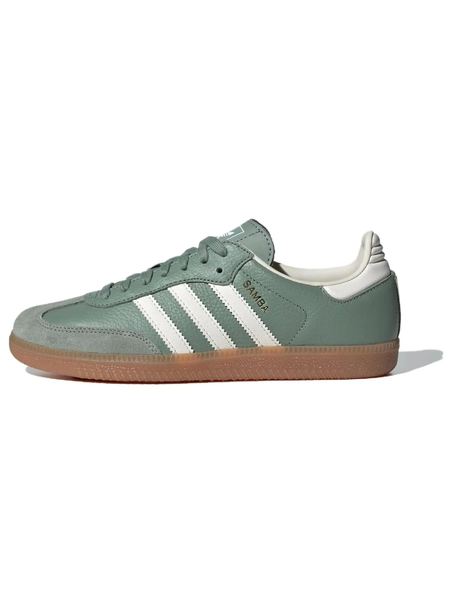 Кроссовки Adidas Samba OG W — изображение 1 из 7, зеленый