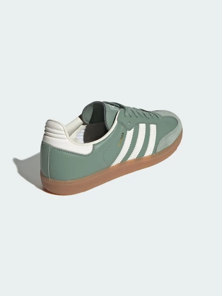 Кроссовки Adidas Samba OG W — изображение 4 из 7, зеленый