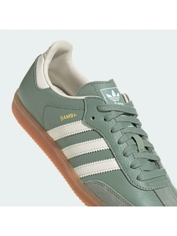 Кроссовки Adidas Samba OG W — изображение 6 из 7, зеленый
