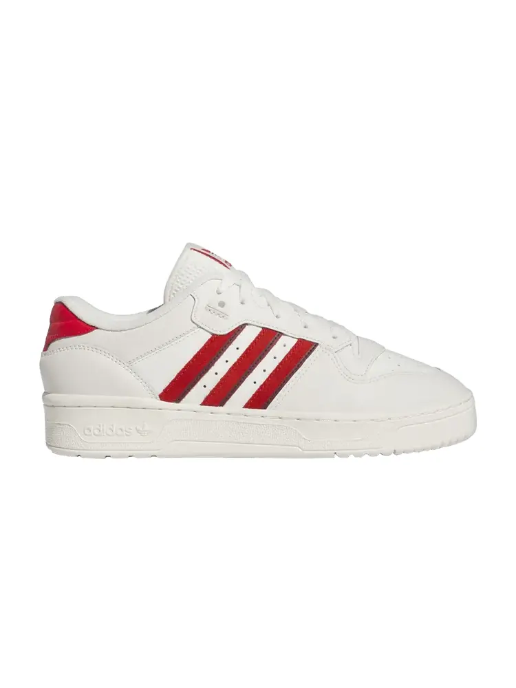 Кроссовки adidas Rivalry Low 'Cloud White Shadow Red' — изображение 1 из 1, белый/красный/красный