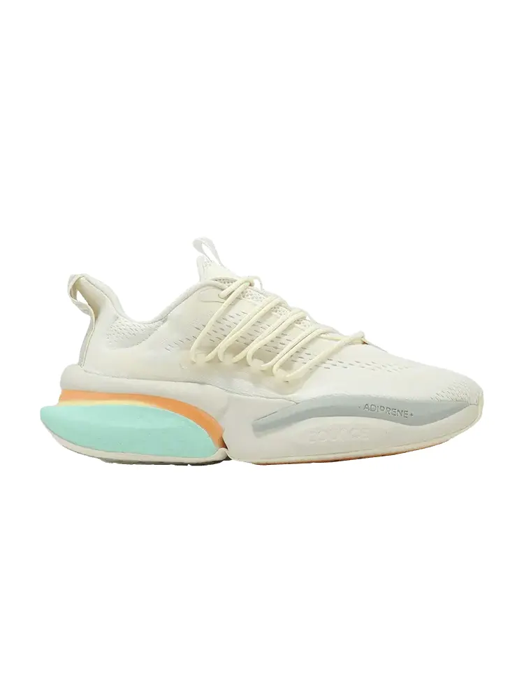 Кроссовки adidas AlphaBoost V1 'Off White Semi Flash Aqua' — изображение 1 из 1, белый/голубой/оранжевый