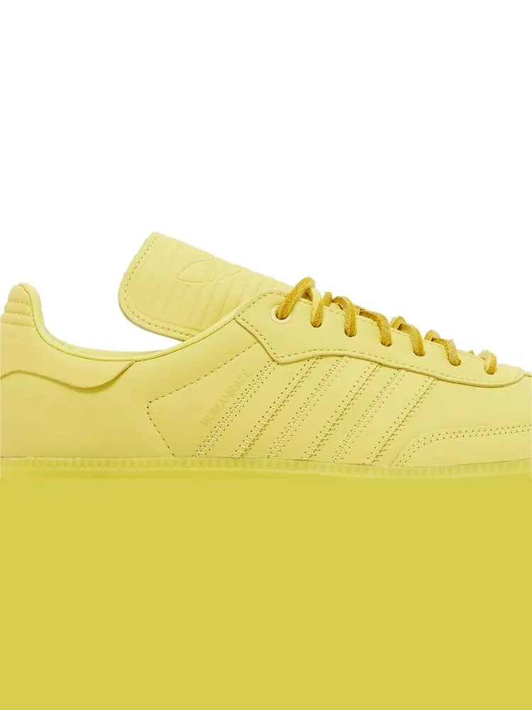Кроссовки Adidas Pharrell x Samba Human Race — изображение 2 из 4, желтый