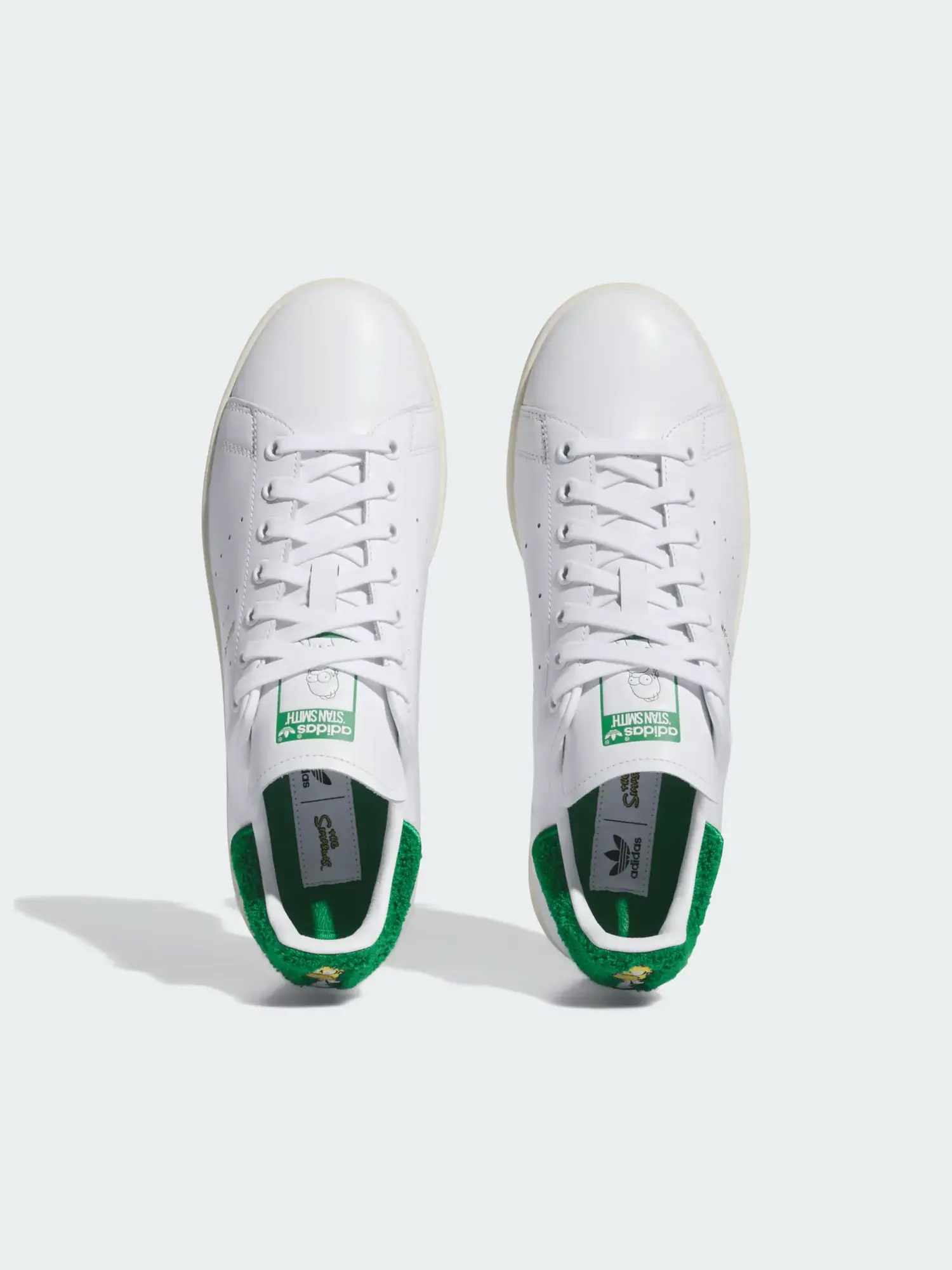 Кроссовки Adidas Stan Smith 'Гомер Симпсон' — изображение 5 из 10, белый