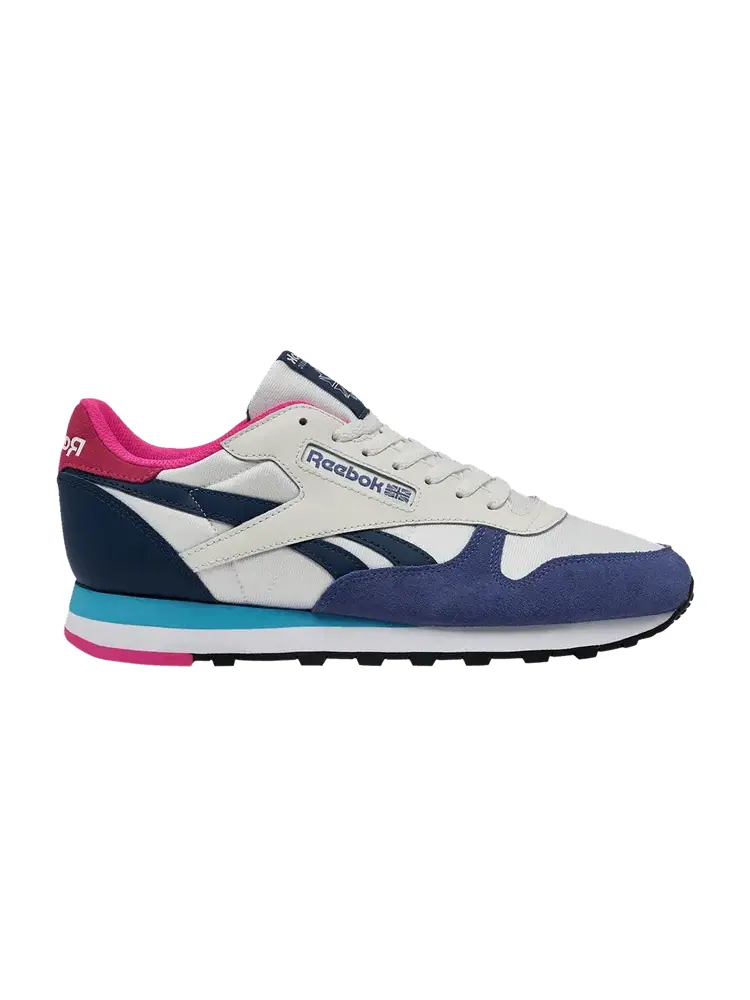 Кроссовки Reebok Classic Leather 'Uniform Blue Laser Pink' — изображение 1 из 1, синий/розовый