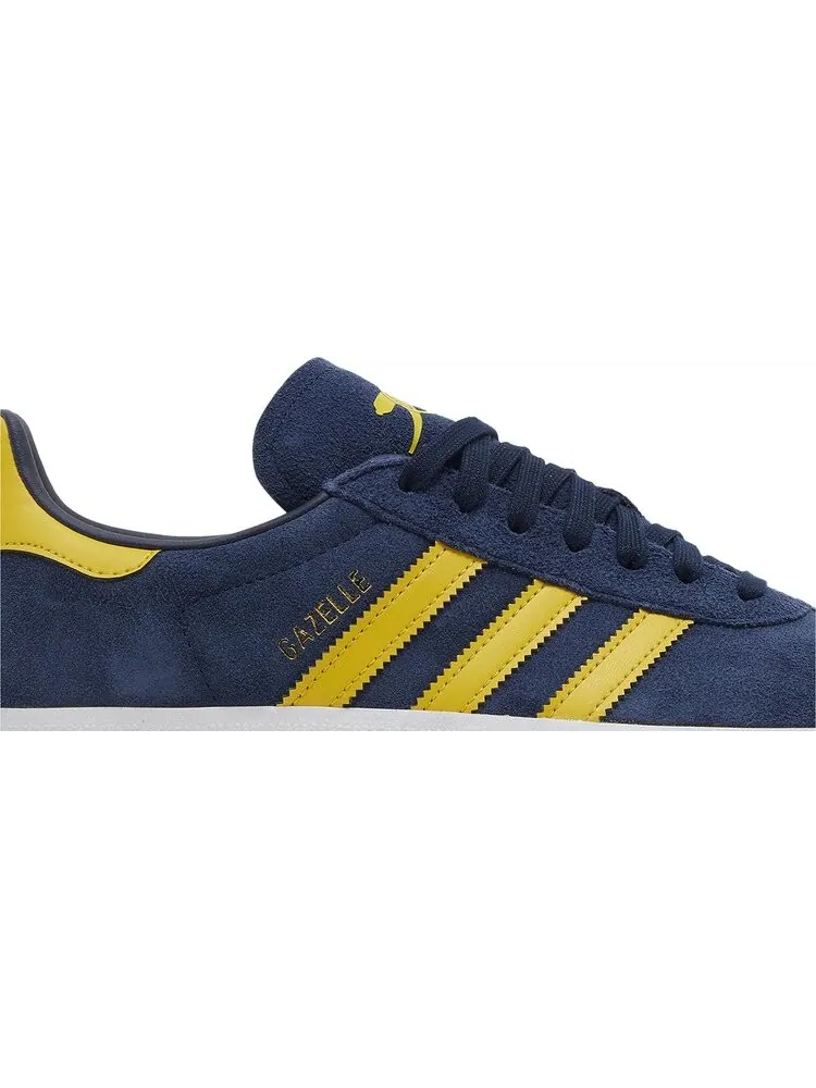 Кроссовки Arsenal FC x Gazelle 'Collegiate Navy Tribe Yellow' — изображение 2 из 4, синий
